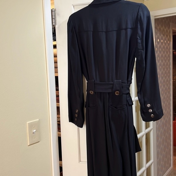 Other Stories Jumpsuit in Black with Tortoise buttons - Picture 2 of 4